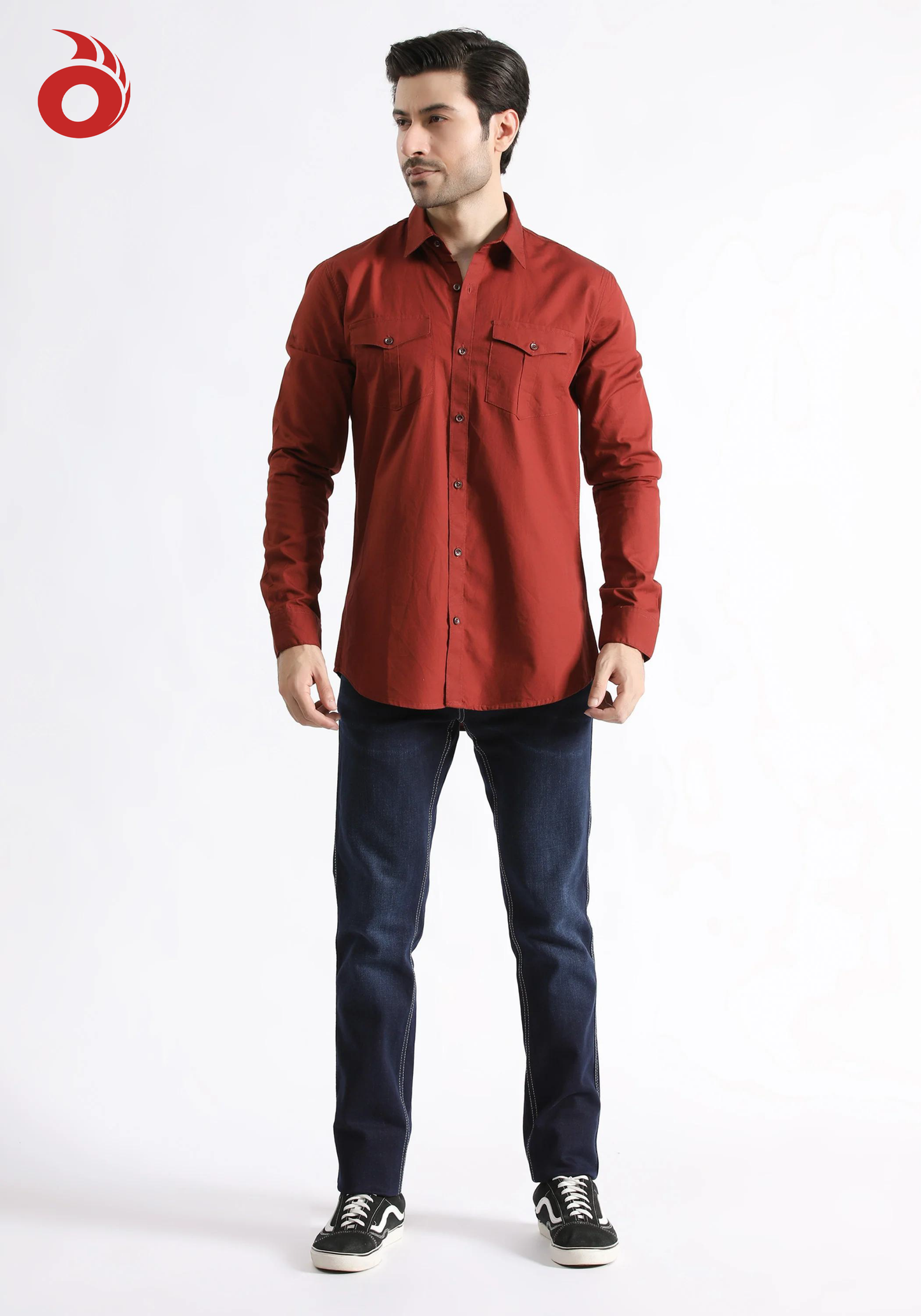 Maroon Casual Shirt